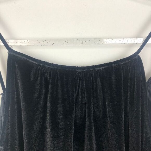 LAUNDRY BY SHELLI SEGAL | Black Velvet Peasant Top - Picture 8 of 11